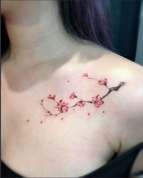 70 Cherry Blossom Tattoo Designs And Ideas To Try In 2022
