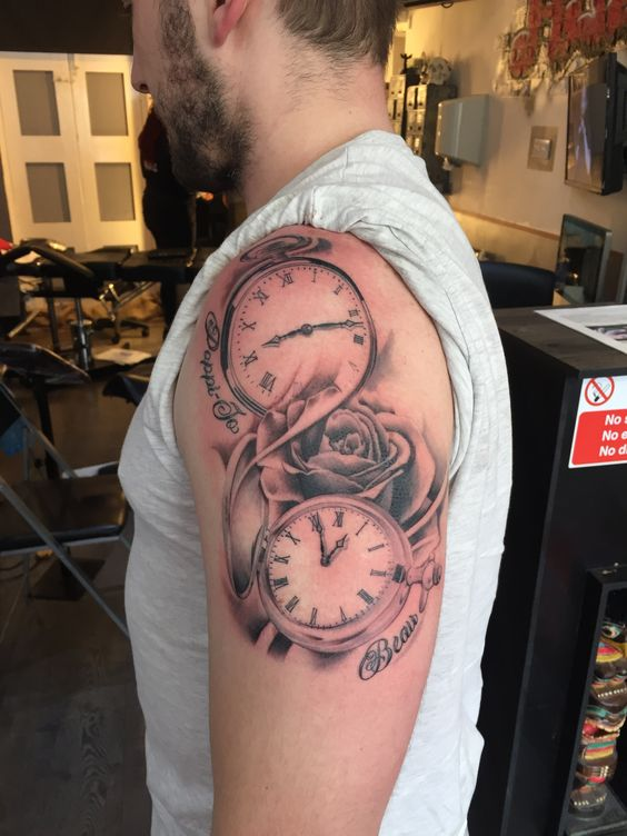 55 Fascinating Birth Clock Tattoo Ideas To Seize Each Your Moment — InkMatch