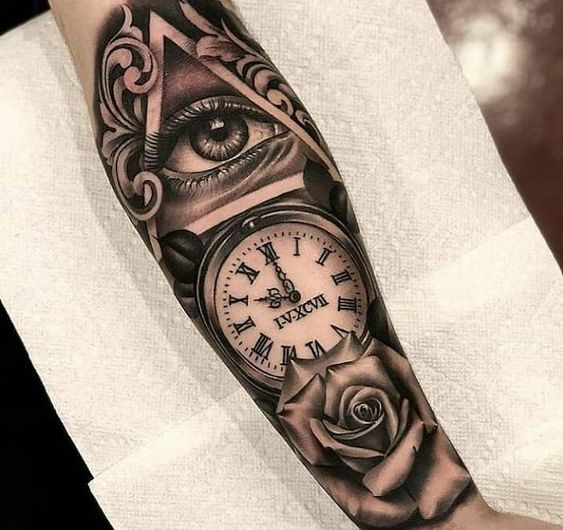 55 Fascinating Birth Clock Tattoo Ideas To Seize Each Your Moment — InkMatch