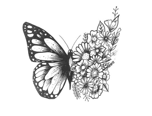 Butterfly Tattoo Drawings