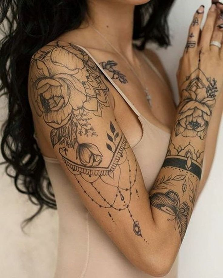 35 Female Classy Half Sleeve Tattoo Designs Look Awesome  Dezayno