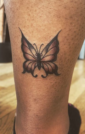 meaningful small butterfly tattoos