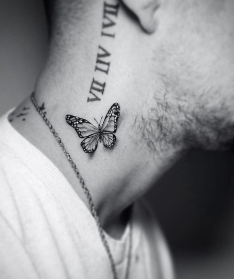 Top more than 82 butterfly tattoos on guys  thtantai2