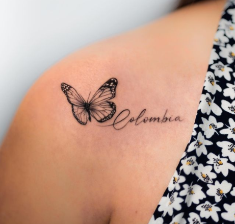 small cute butterfly tattoos