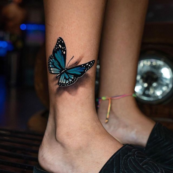 meaningful small butterfly tattoos