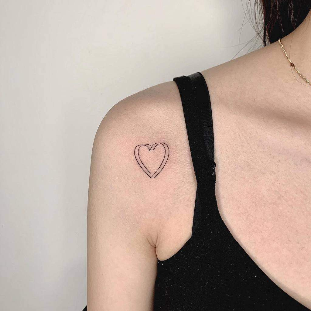 Heart tattoo ideas  what is the meaning and where to place it