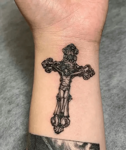 small jesus on cross tattoo｜TikTok Search