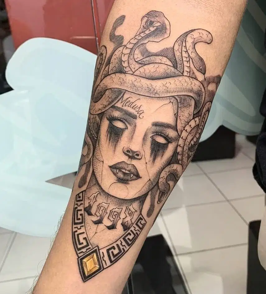 Medusa Tattoo by Ettore Bechis TattooNOW