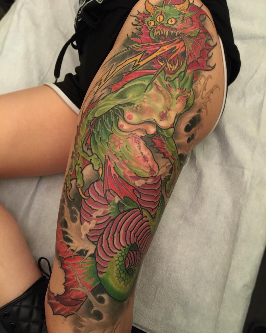 Chicago tattoo artists color tattoo