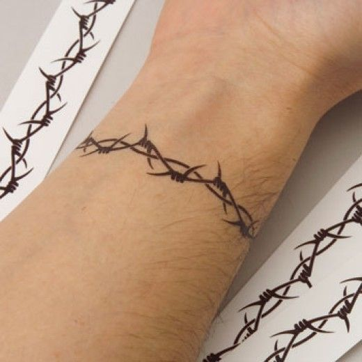 sharp wire tattoo