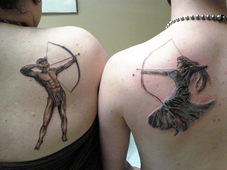 Goddess Artemis Tattoo by fiistattoo  Tattoogridnet