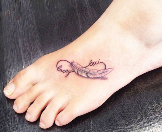 Names on Foot Tattoos
