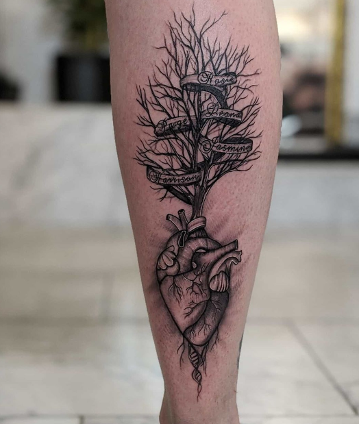 Pin on Tree sleeve tattoo