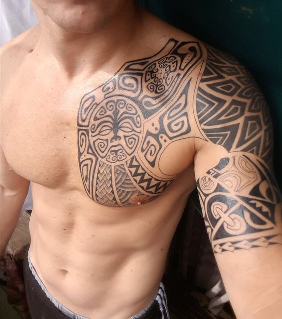 Modern Shoulder Tattoos for Men 50 Designs  Their Meanings