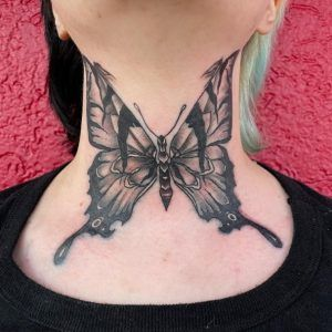 throat tattoos for women