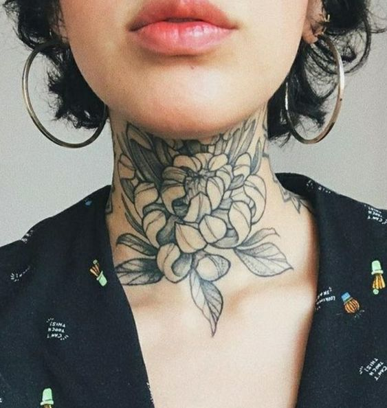50 Beautiful  Trending Small Tattoos Designs For GirlsWomens Neck   MakeupWale