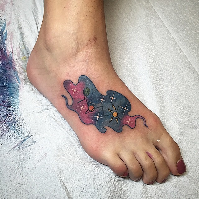 tattoos on the foot ideas