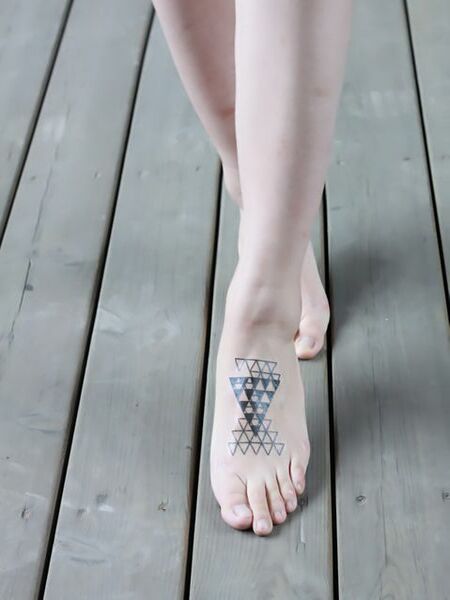foot tattoos for females
