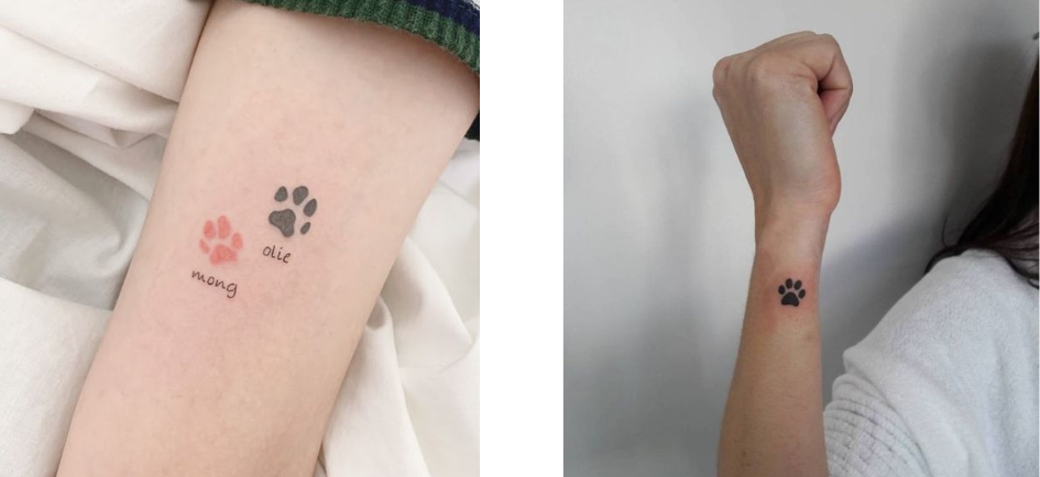Animalistic tattoo