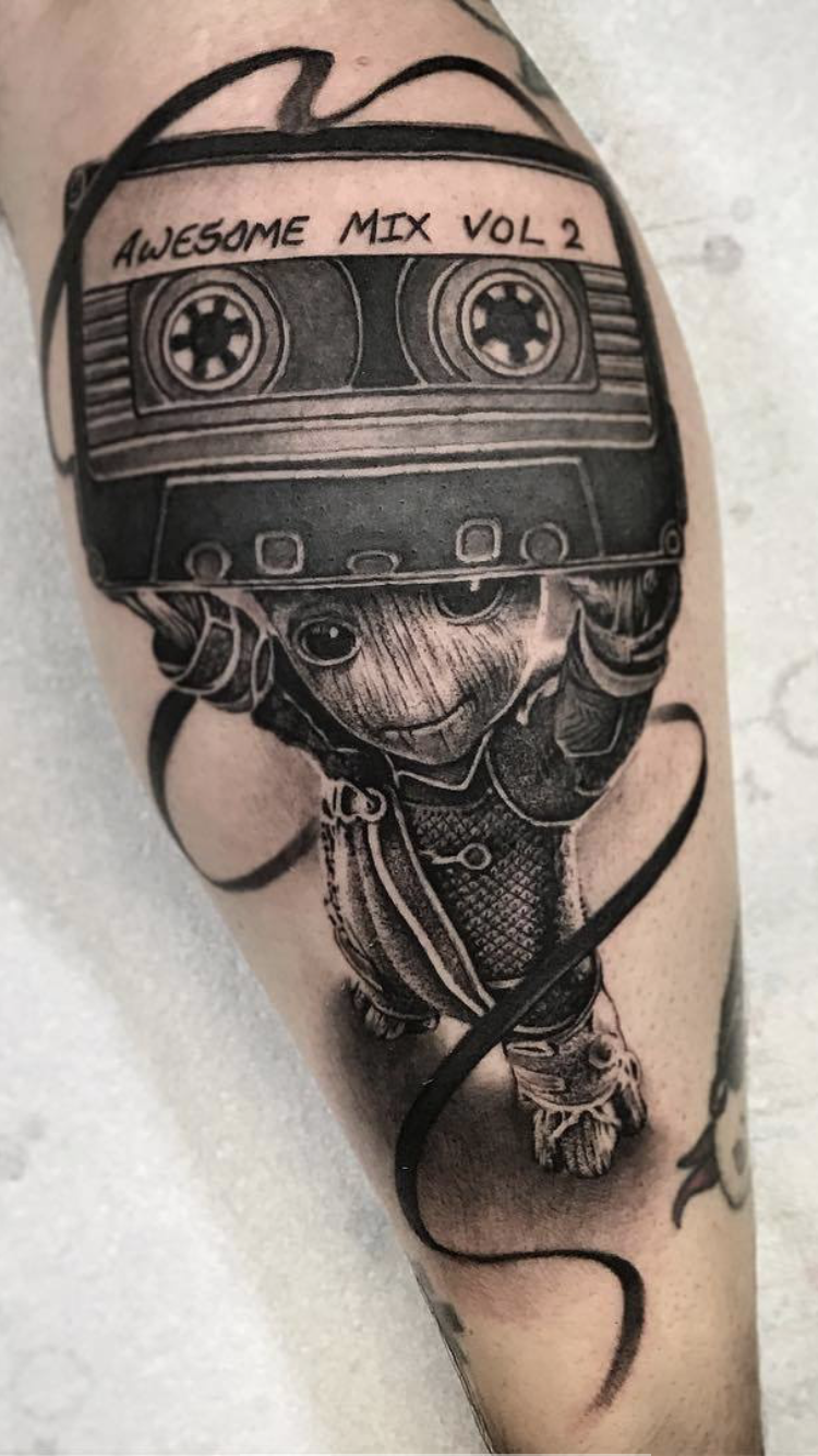 What-I-Like-And-Want: Inside Calf Right Leg Tattoo