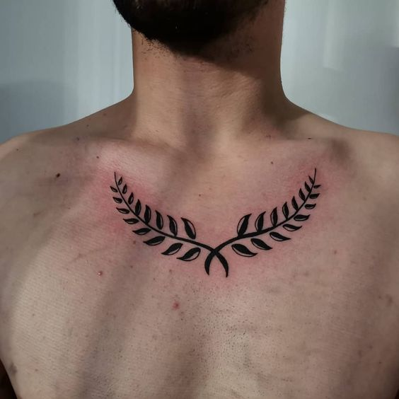 chest leaf tattoo collarTikTok Search
