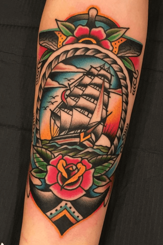 Marine-Themed Tattoos
