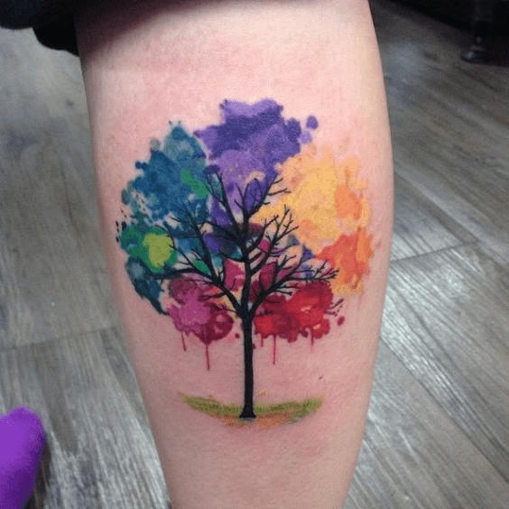 My Precious Ink  Freehand watercolor tree tattoo art tattoo watercolor  tree treetattoo watercolortree watercolortreetattoo script  scripttattoo watercolorscripttattoo wctattoos mypreciousink ink  inkstinctsubmission  Facebook
