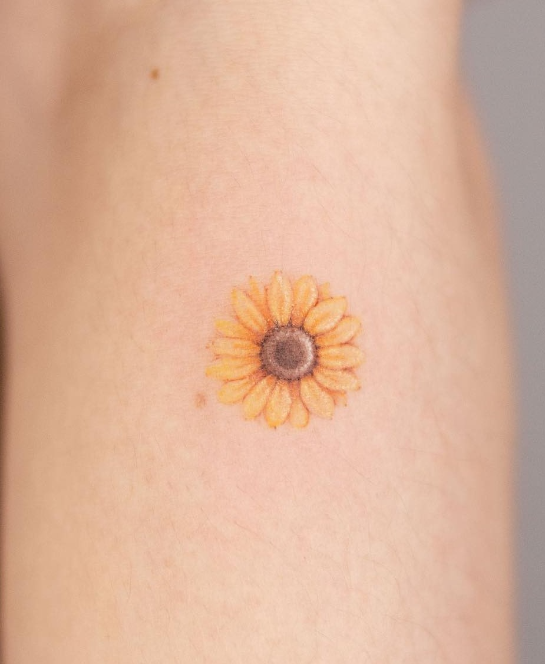 sunflower tattoo ideas
