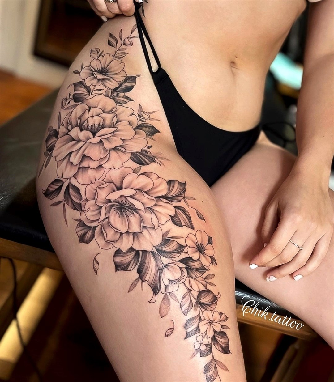 Angel black and grey tattoo by Jason Michalak TattooNOW