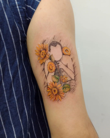 sunflower tattoo ideas