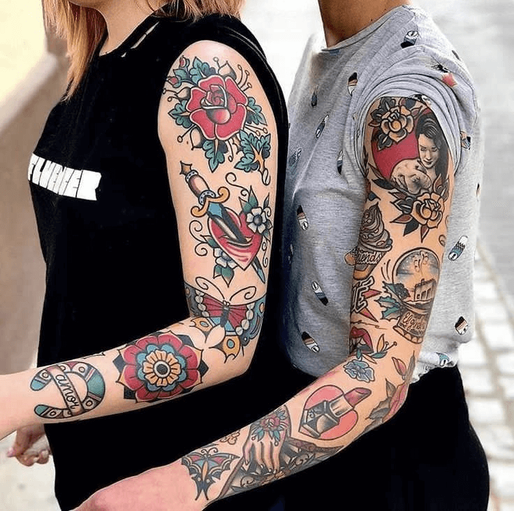 50+ Bright & Trendy American Traditional Tattoos To Be Inspired — InkMatch