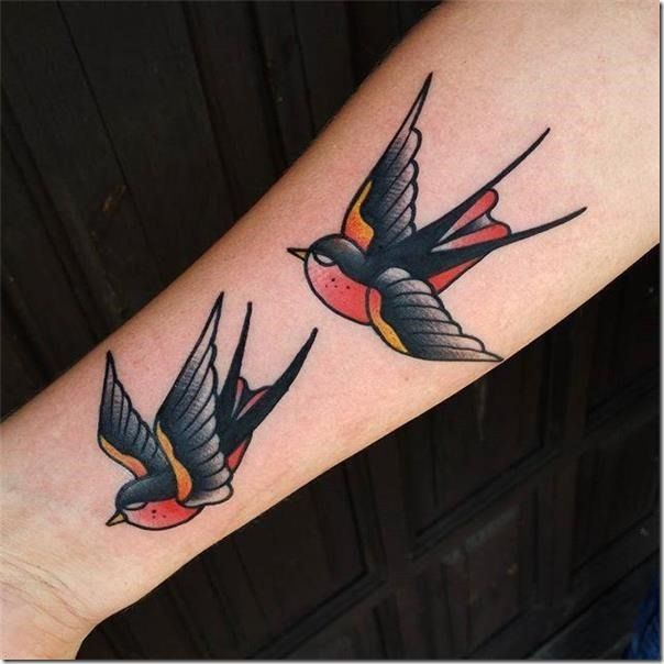 Tattoos with Swallows
