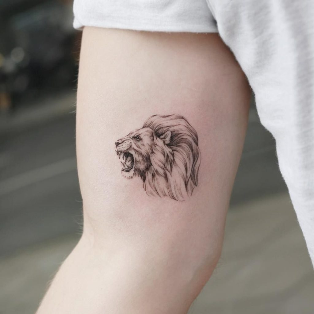 Unique Lion Tattoos for Men