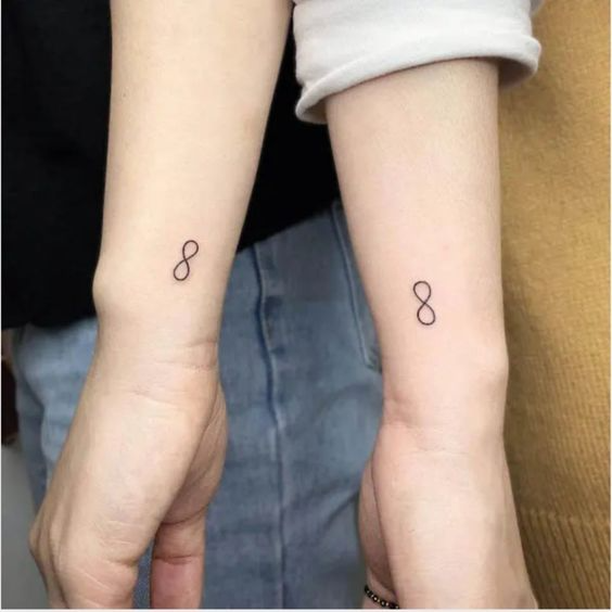 Friendship Goals Tattoo #infinity #infinitytattoo #couples #arrow  #friendshiptattoo #friendship #tattoo #friendshipday #friendshipgoals… |  Instagram