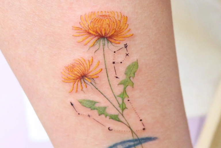 Eye-Catching Dandelion Tattoos