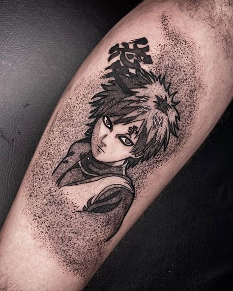 Gaara tattoo- meaning love  Tatuagens na cabeça, Tatuagem do naruto,  Tatuagem kanji