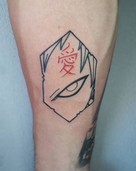 Gaara tattoo- meaning love  Tatuagens na cabeça, Tatuagem do naruto,  Tatuagem kanji