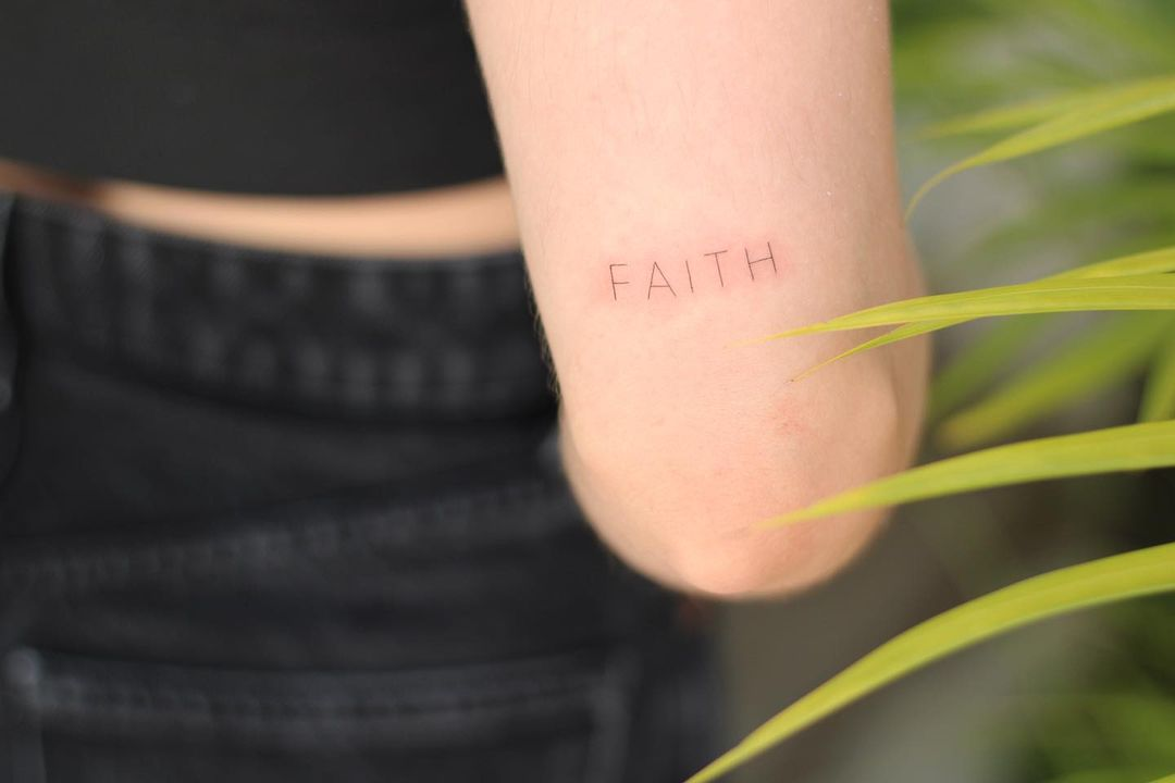 75+ Unbeaten Faith Tattoo Ideas