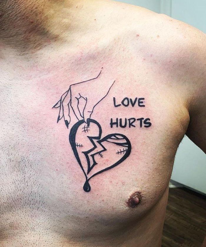 Broken Heart Tattoo Ideas to Tell Your Sad Love Story - InkMatch