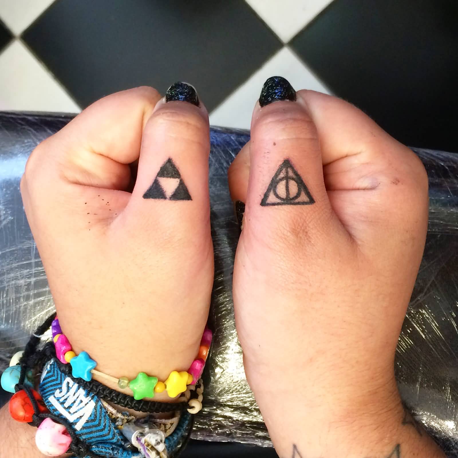 Triforce of Wisdom UV Tattoo by xlJerilynnlx on DeviantArt