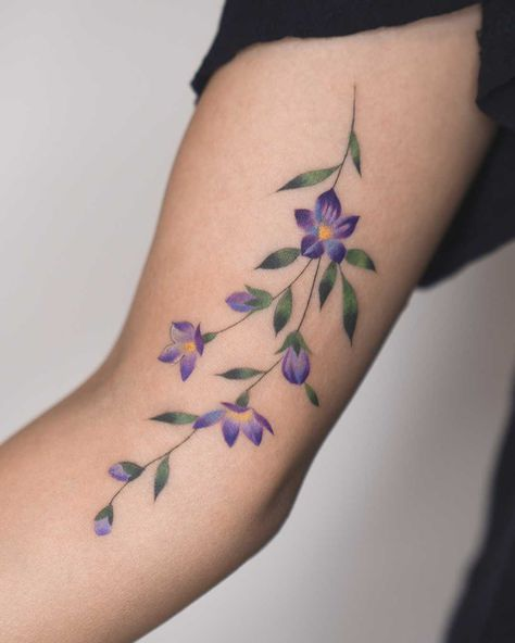 30 Elegant Violet Tattoos You Must Love | Xuzinuo | Page 6