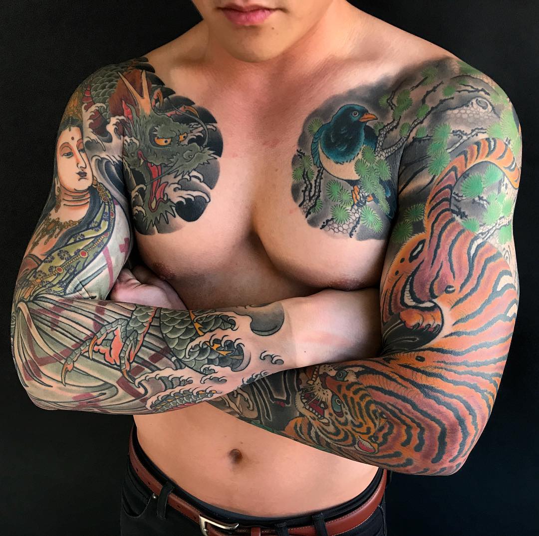 Japanese Yakuza Tattoo For Girl  Best Tattoo Ideas Gallery