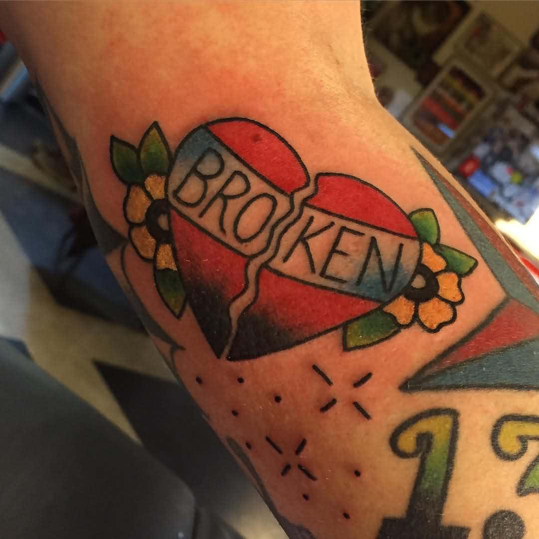 136 Meaningful Broken Heart Tattoos For Grieving With Loss
