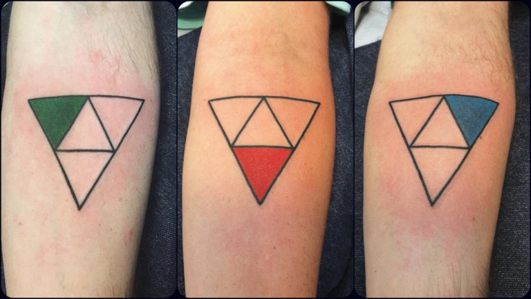 Zelda Triforce Tattoo