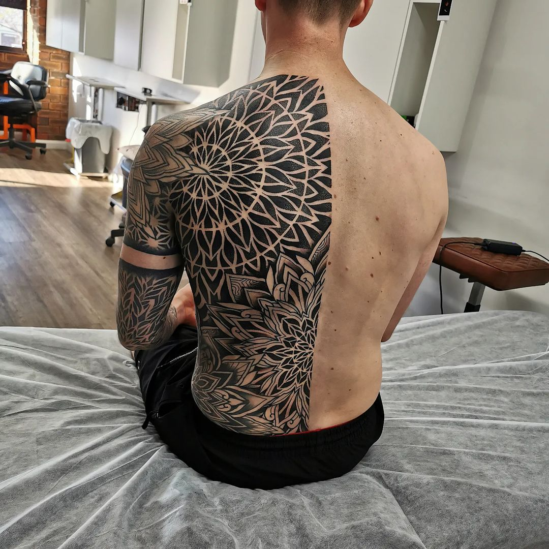 Top 20 Most Popular Back Tattoos Male  Female  Peachy Tattoos