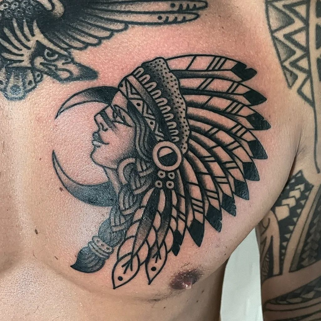 Ancient native american tattoos