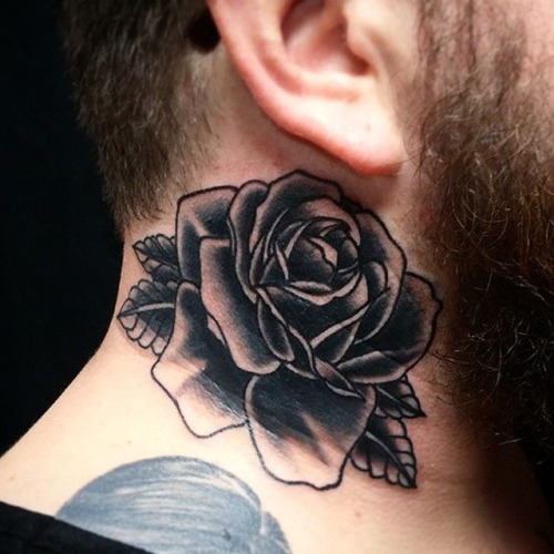 1100 Silhouette Of Black Rose Tattoo Designs Illustrations RoyaltyFree  Vector Graphics  Clip Art  iStock