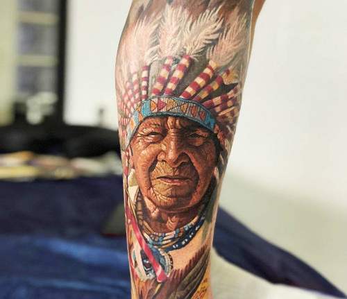 Tatuagens nativas americanas: 45+ Idéias Surpreendentes Com Significados