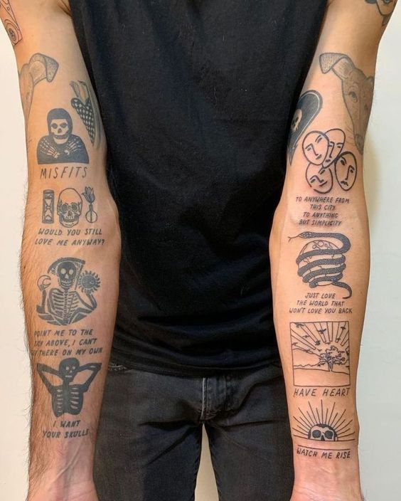 upper arm tattoos above elbowTikTok Search