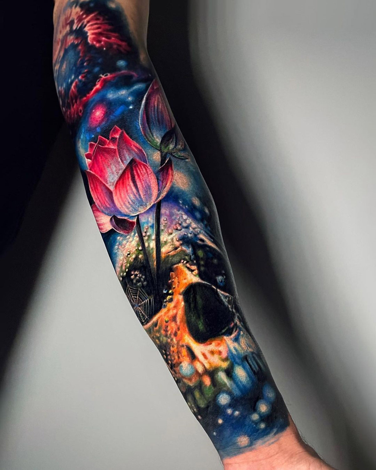 Galaxy sleeve tattoo ideas